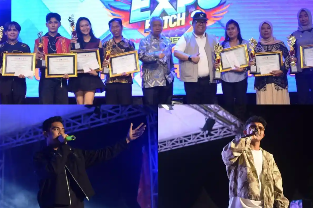 Fresly dan Faris Meriahkan Malam Puncak Expo Unsultra 2025, Rektor Apresiasi Dukungan Kadin Sultra